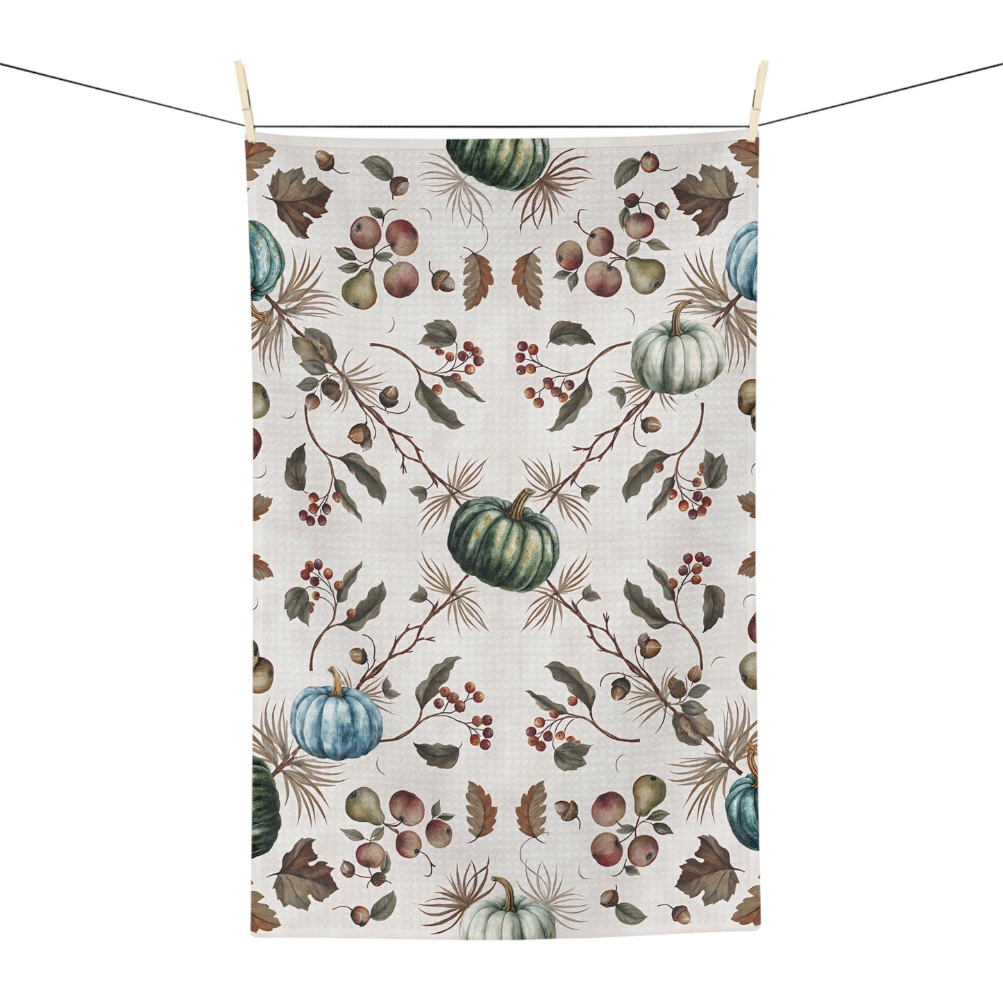 Pumpkin & Pear Fall Tea Towel