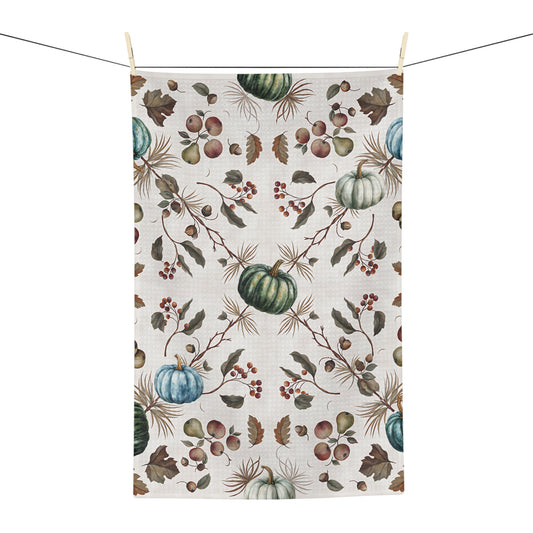 Pumpkin & Pear Fall Tea Towel