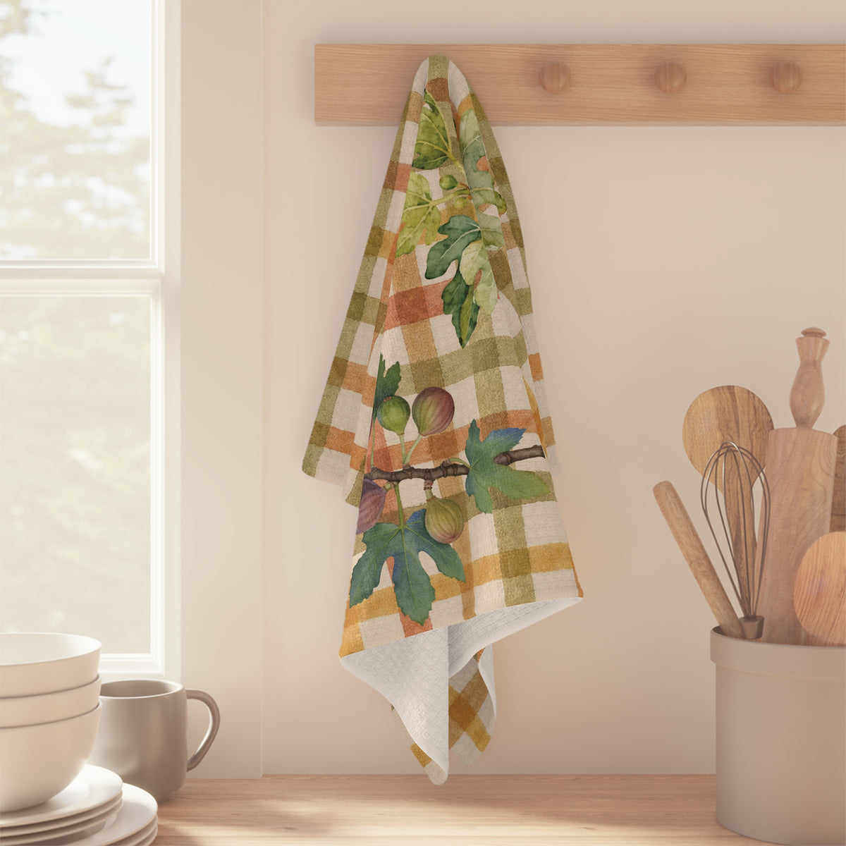 Fig & Acorn Fall Tea Towel