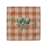 Artichoke Gingham Cloth Napkin — Terracotta Decor