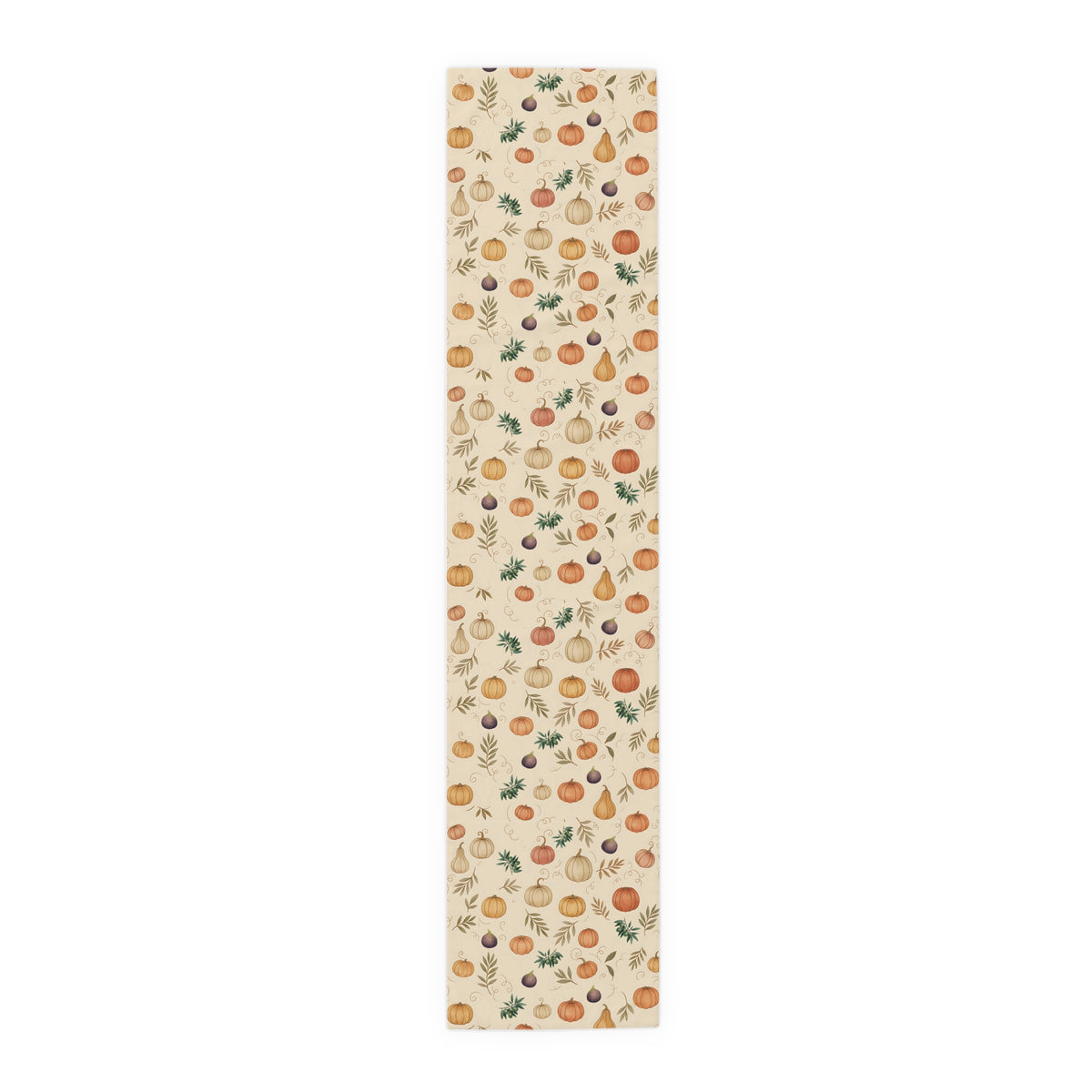 Pumpkin & Olive Fall Table Runner