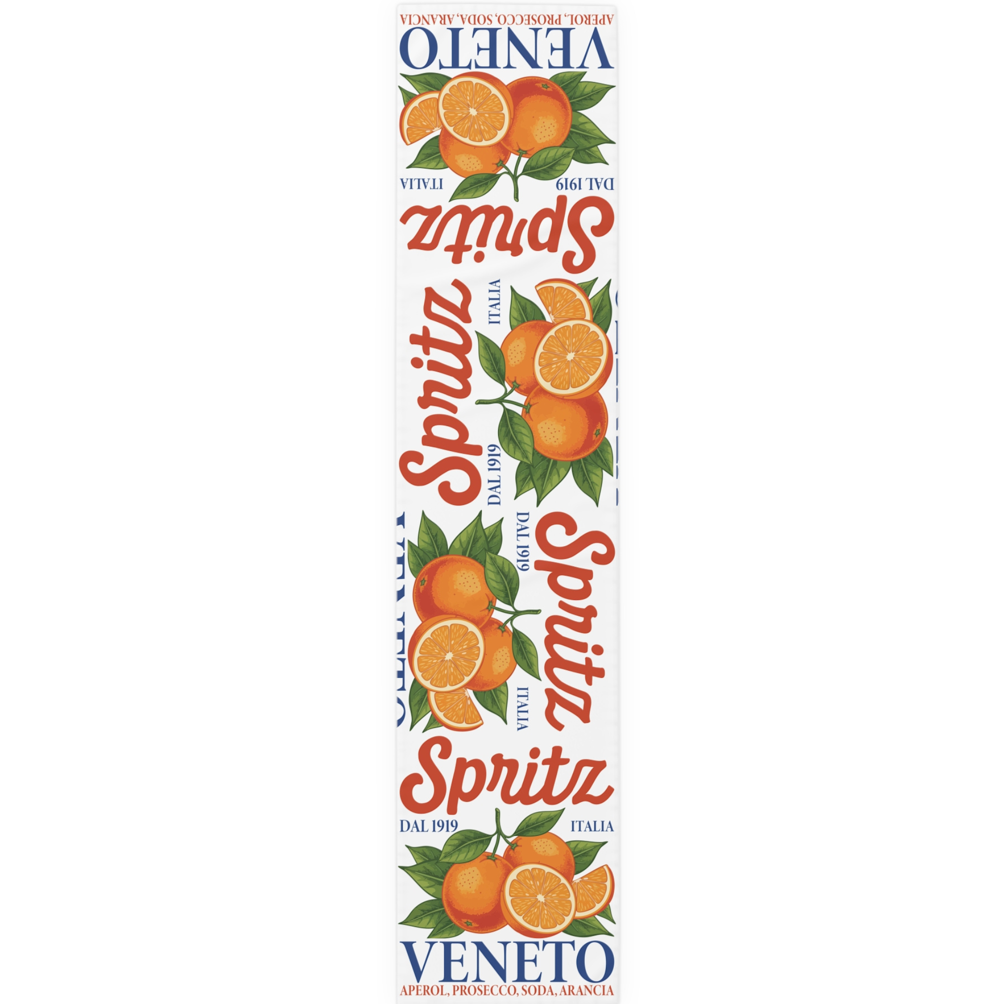 The Aperol Spritz Table Runner — Italian Summer Table Decor