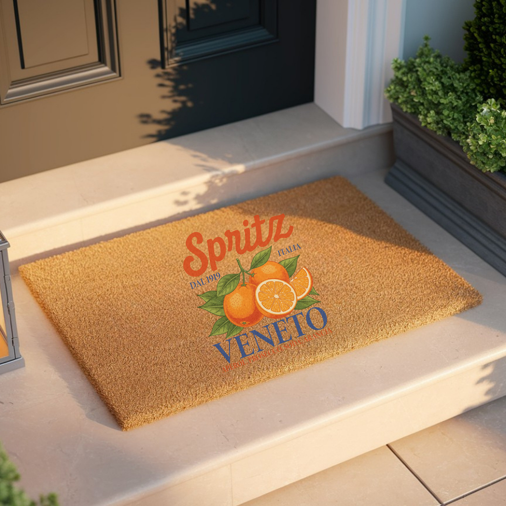 The Aperol Spritz Welcome Mat — Italian Summer Doormat