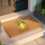 Limoncello Coir Doormat — Italian Entryway Decor