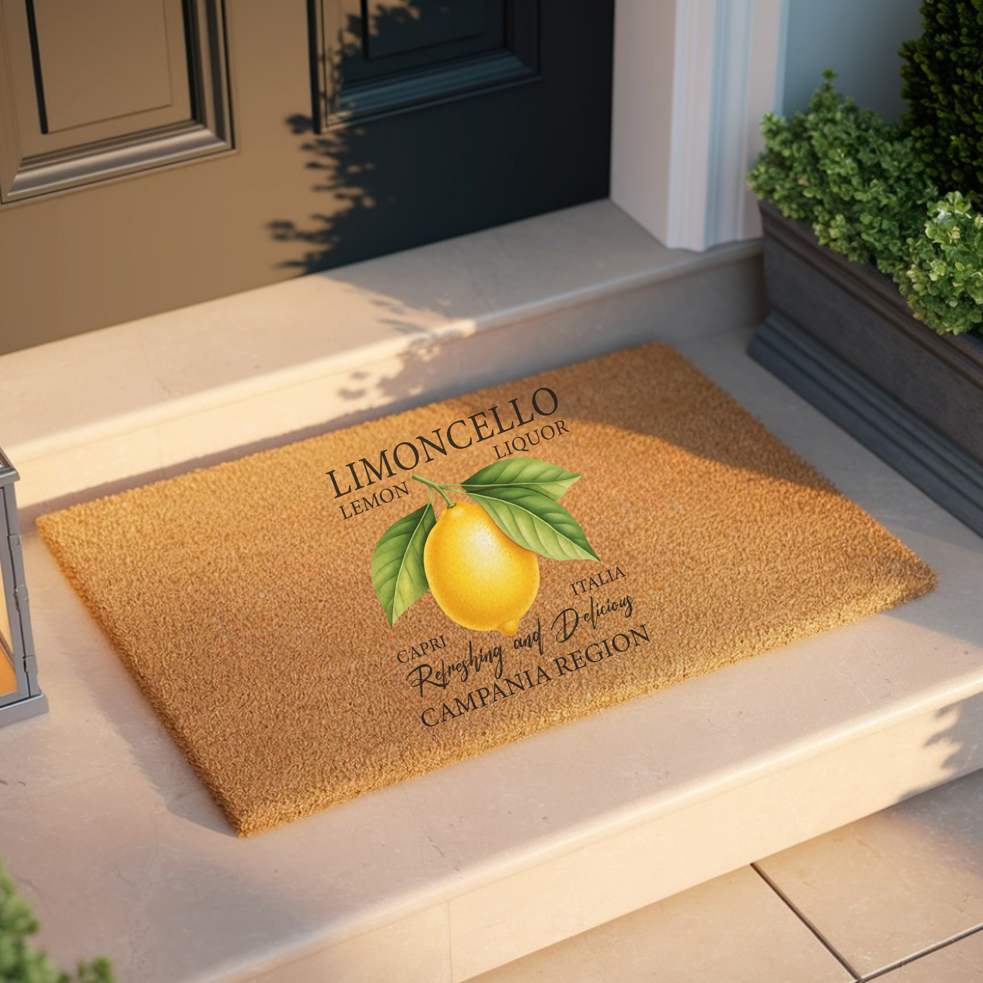 The Limoncello Welcome Mat — Italian Lemon Doormat