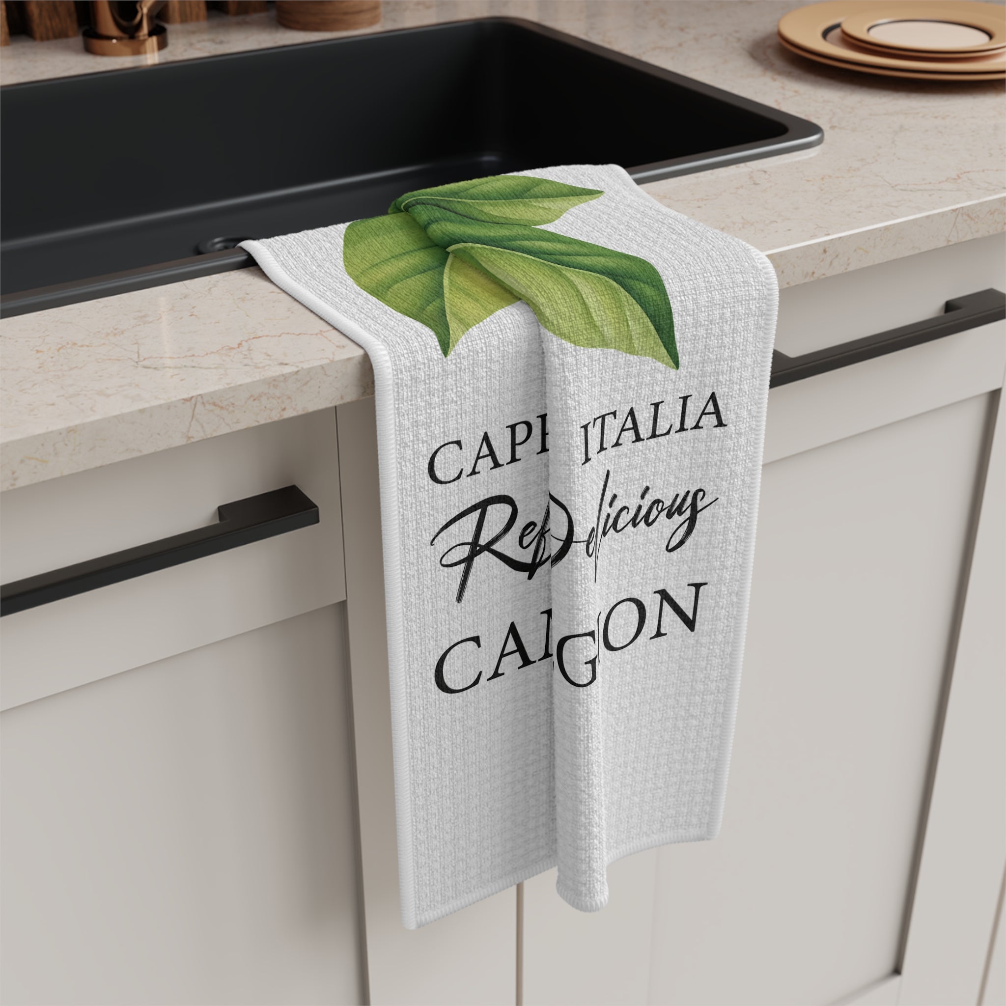 The Limoncello Lover's Tea Towel — Italian Kitchen Decor