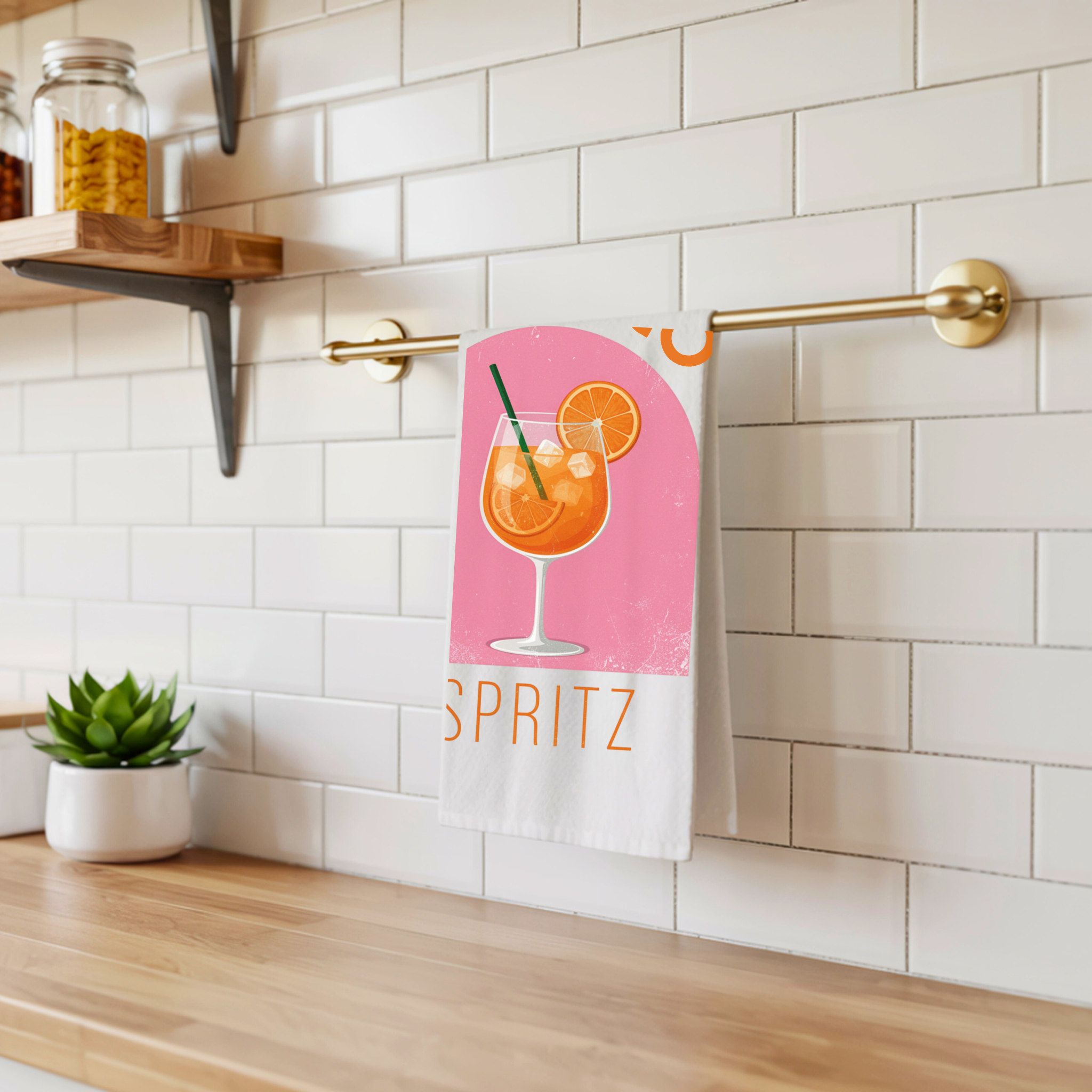 The Aperitivo Hour Tea Towel — Italian Kitchen Decor