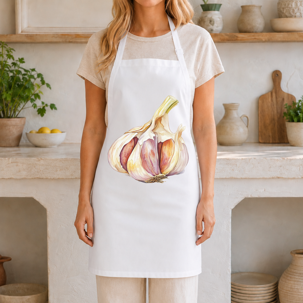 The Garlic Lover's Apron — Kitchen Essential for Foodies