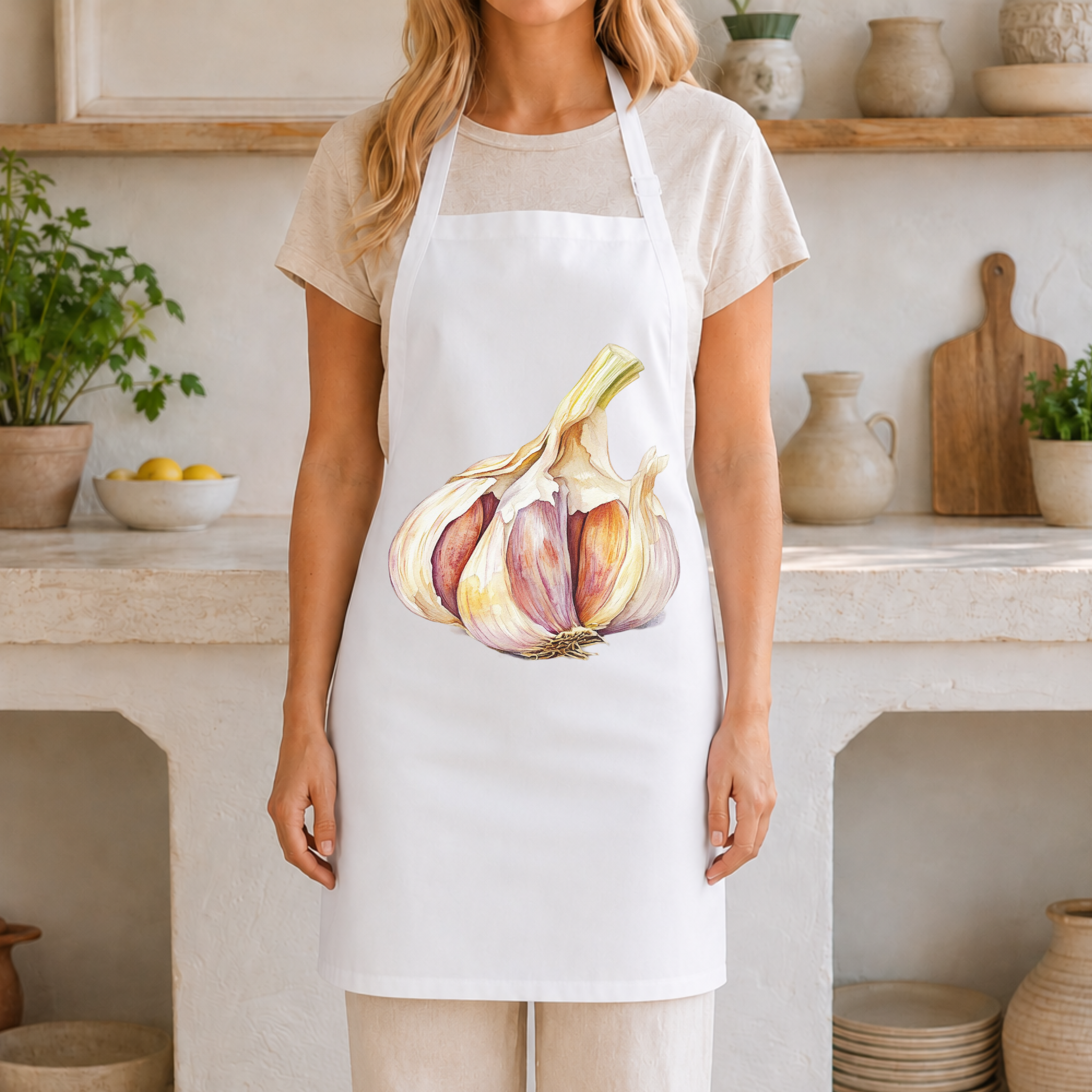 The Garlic Lover's Apron — Kitchen Essential for Foodies