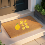 Lemon Citrus Coir Doormat — Italian Entryway Decor