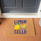 Limoncello La Dolce Vita Coir Doormat — Italian Entryway Decor