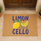 Limoncello La Dolce Vita Coir Doormat — Italian Entryway Decor