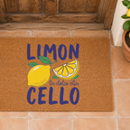 Limoncello La Dolce Vita Coir Doormat — Italian Entryway Decor