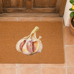Garlic Coir Doormat — Mediterranean Entryway Decor