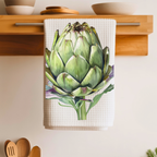 Artichoke Tea Towel — Botanical Kitchen Decor