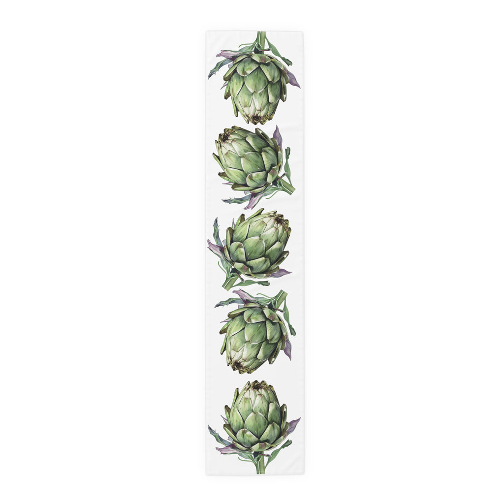 Artichoke Table Runner — Mediterranean Kitchen Al Fresco Table Decor
