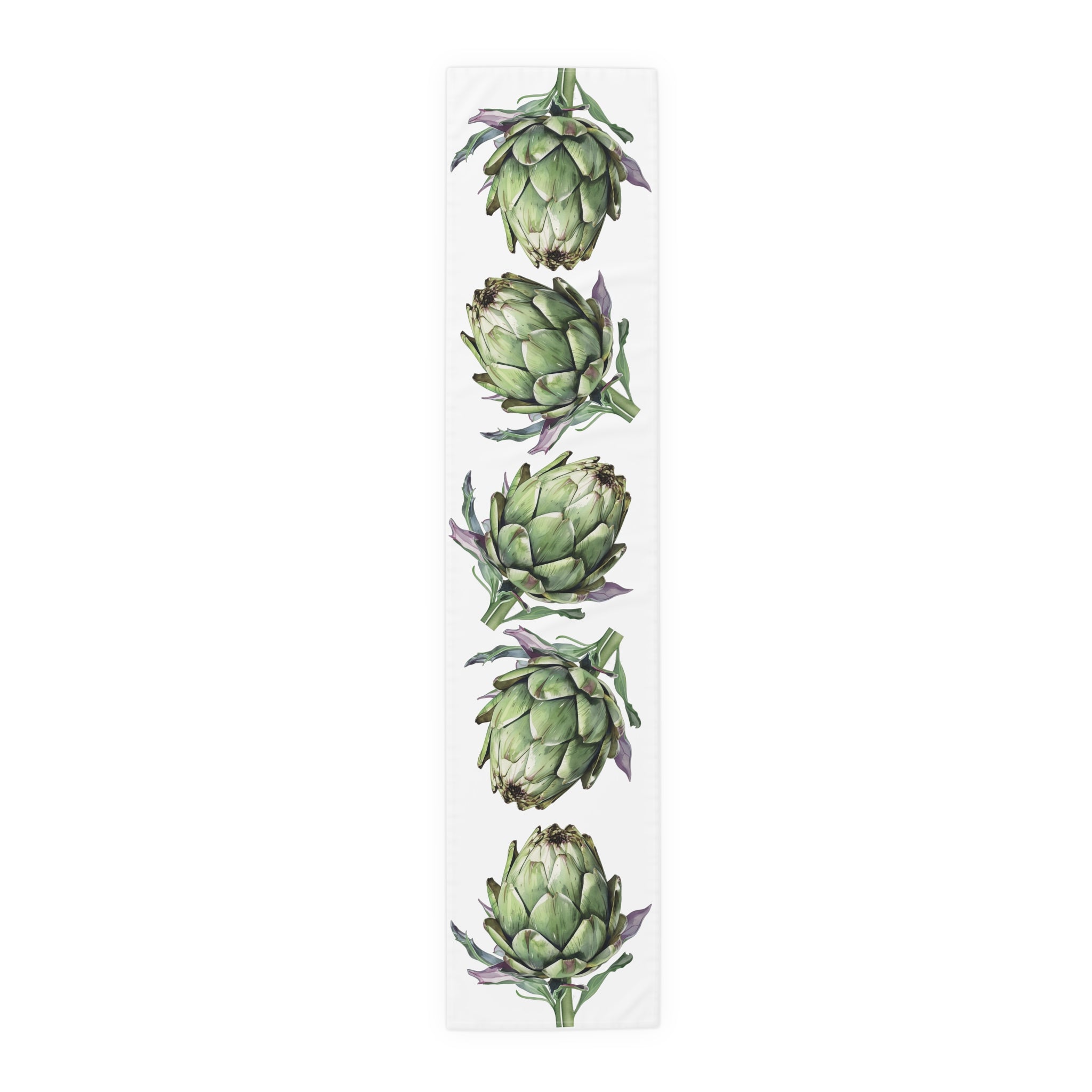 Artichoke Table Runner — Mediterranean Kitchen Al Fresco Table Decor