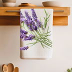Lavender Tea Towel — Provence Kitchen Decor