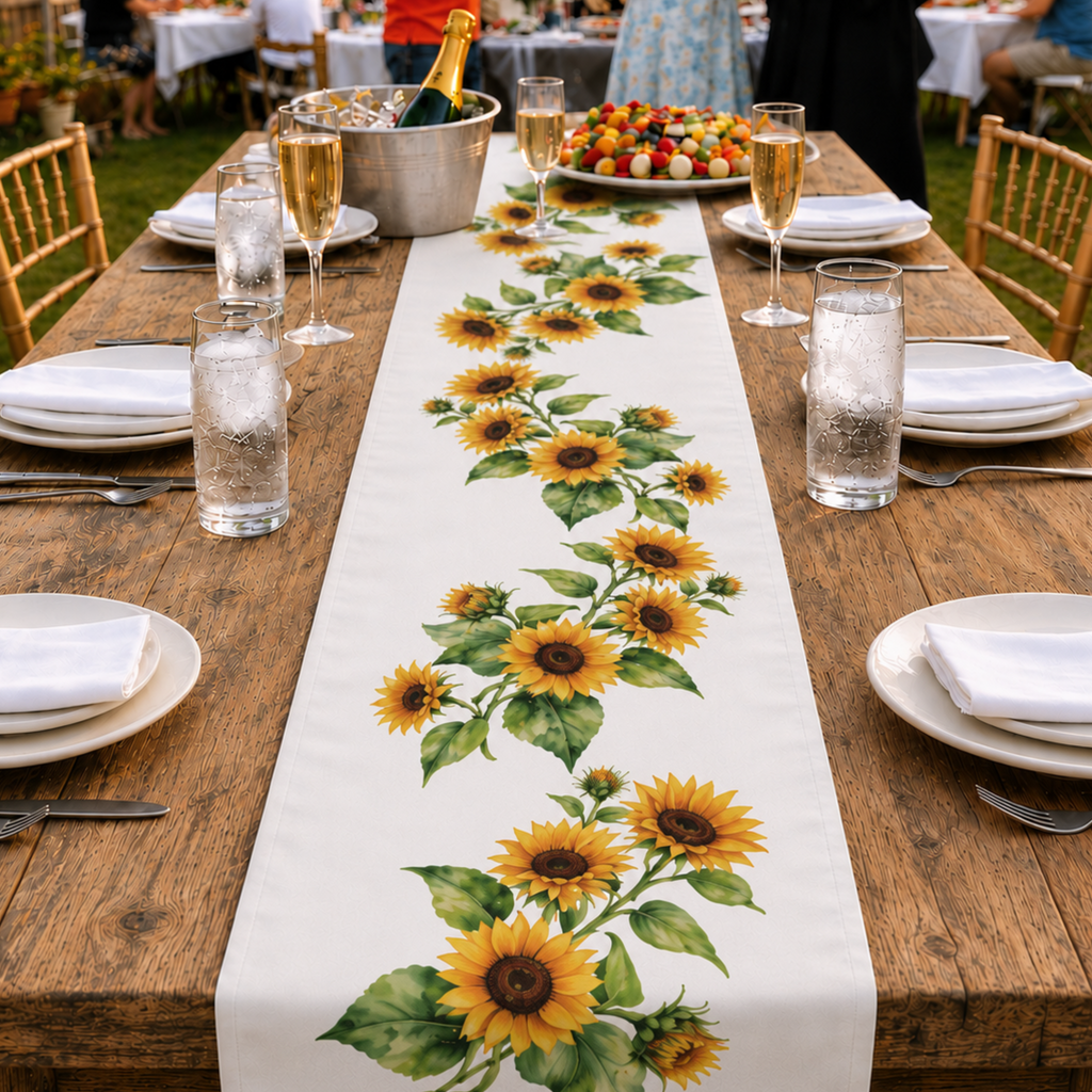 Sunflower Table Runner — Provence Decor
