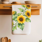 Sunflower Tea Towel — Provence Kitchen Decor
