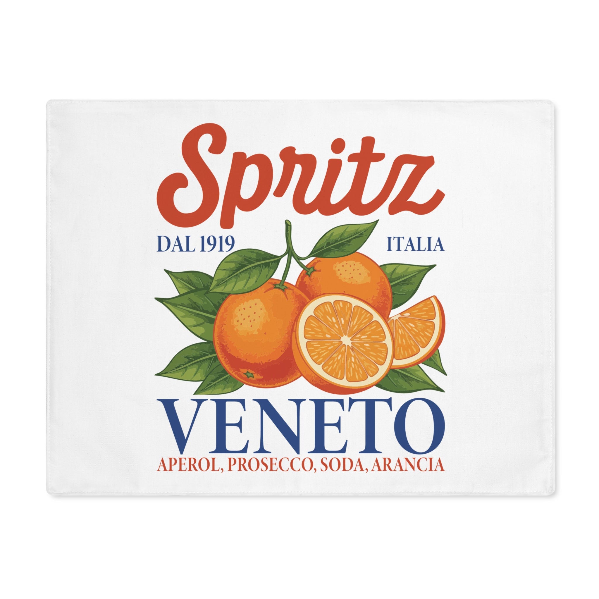 Aperol Spritz Placemat — Italian Summer Table Decor