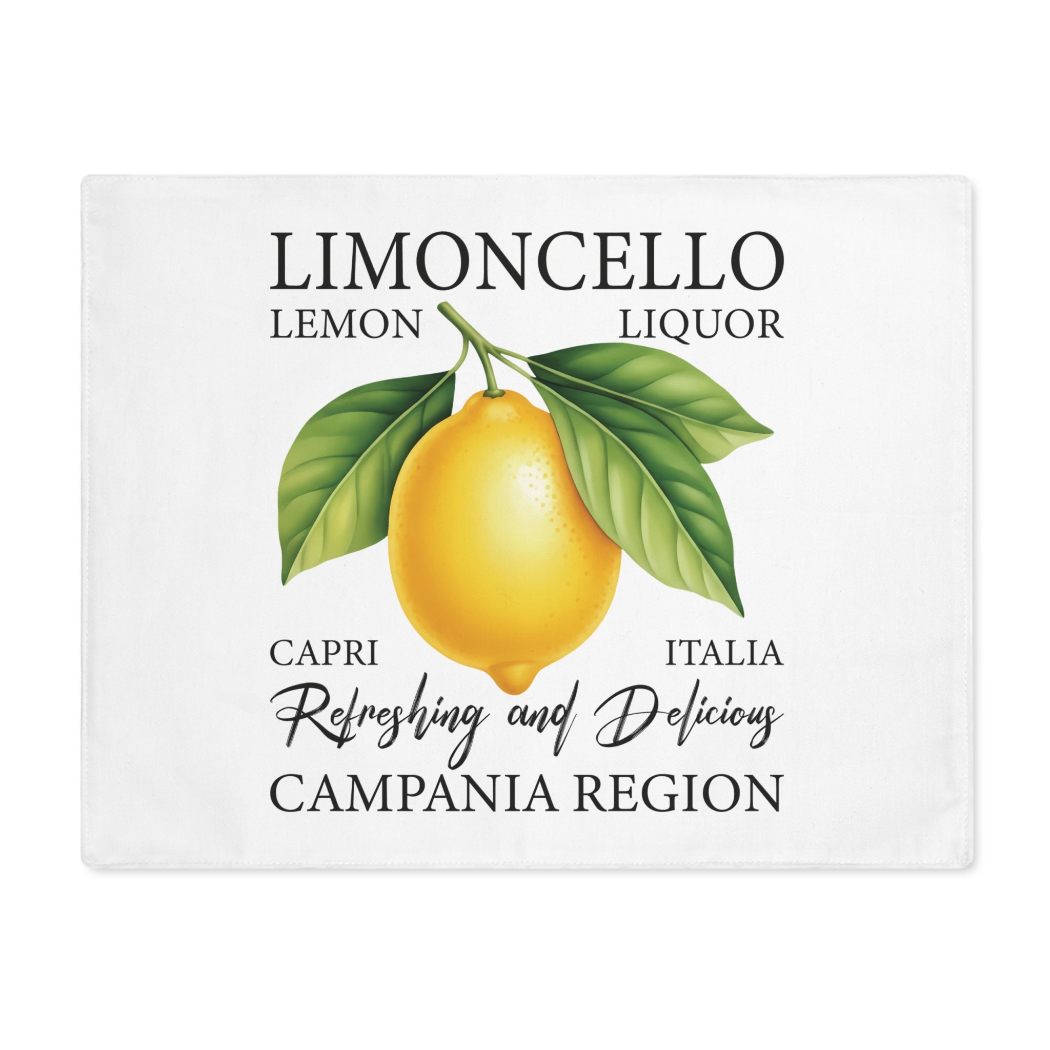 Limoncello Placemat — Italian Summer Table Decor