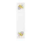 Amalfi Summer table runner in polyester, 16 by 72 inches, lemons on the branch with blue and orange majolica tiles