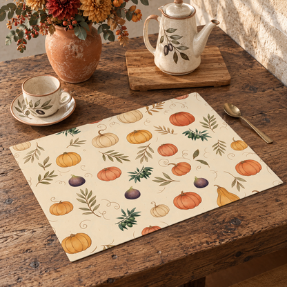 Pumpkin & Olive Fall Placemat