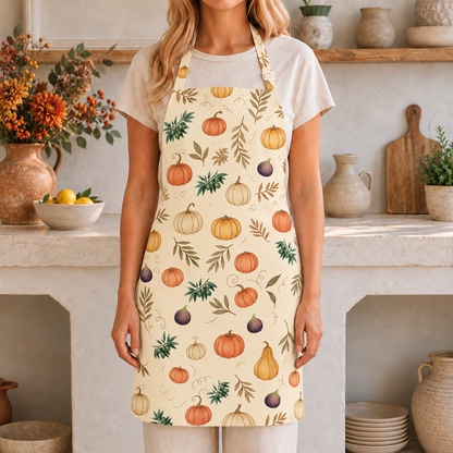 Pumpkin & Olive Fall Apron