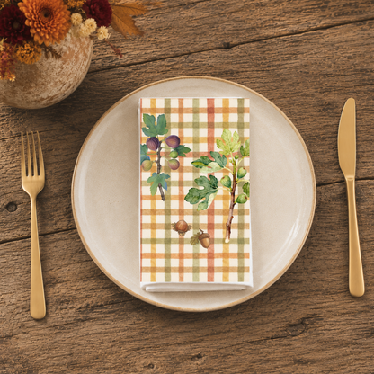 Fig & Acorn Fall Cloth Napkin