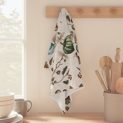 Pumpkin & Pear Fall Tea Towel