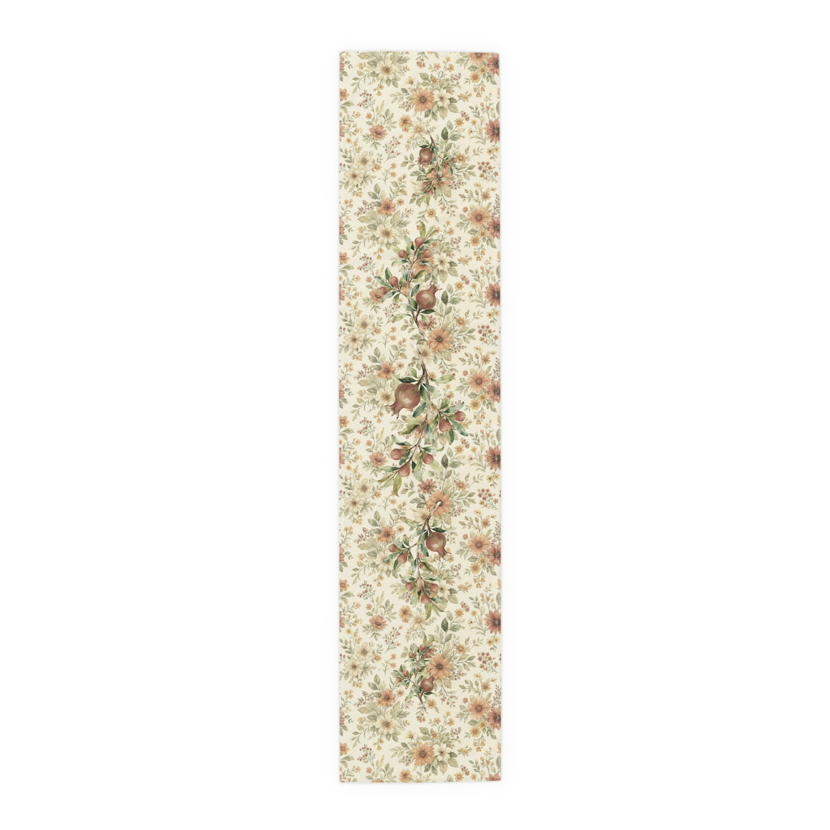 Pomegranate & Marigold Fall Table Runner