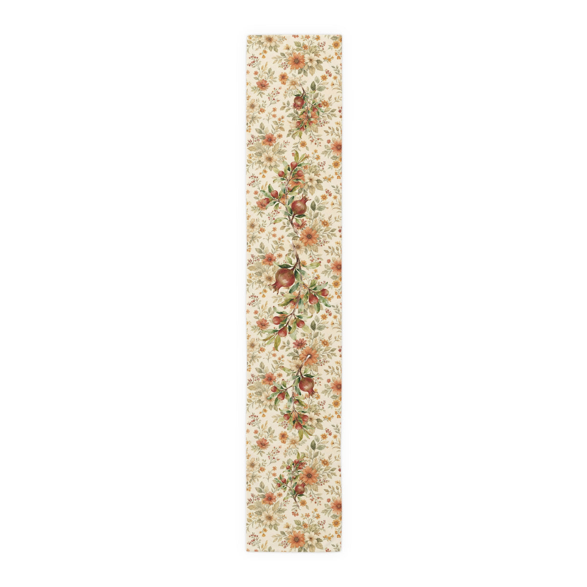 Pomegranate & Marigold Fall Table Runner
