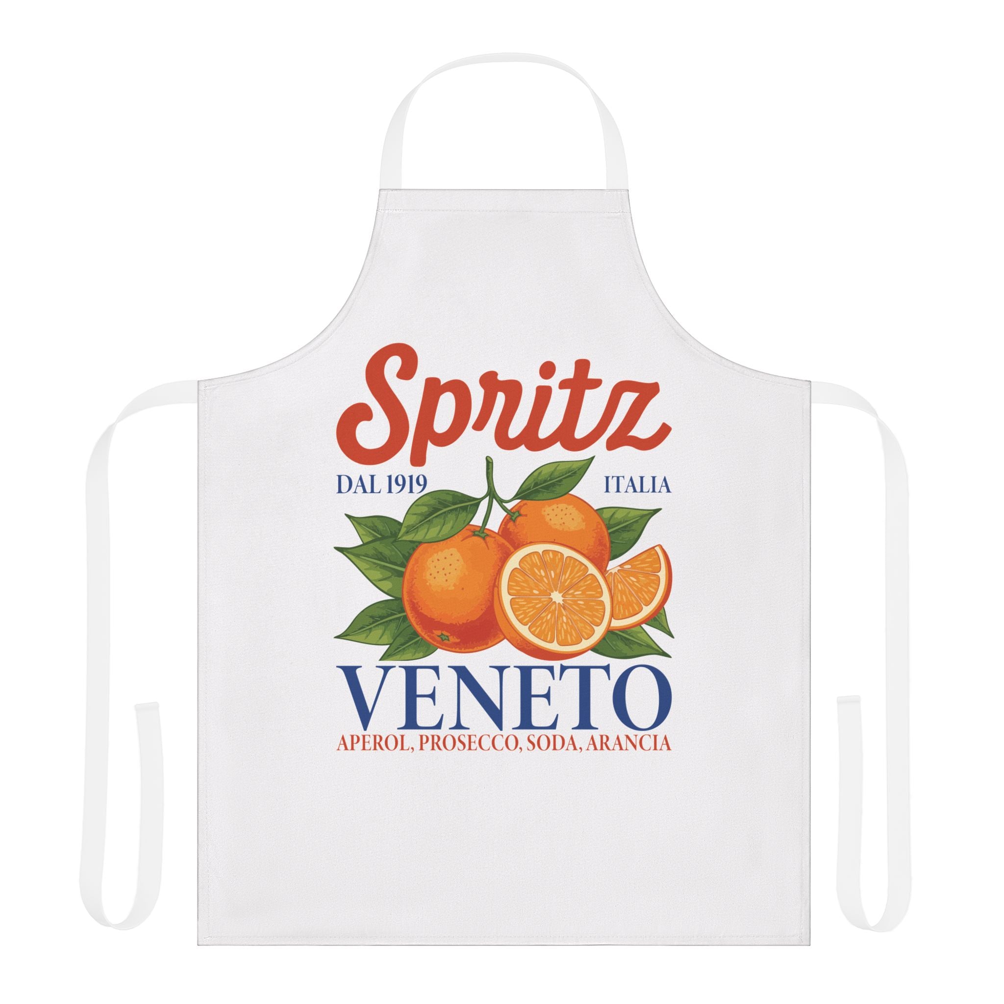 The Aperol Spritz Apron — Italian Cocktail Kitchen Apron