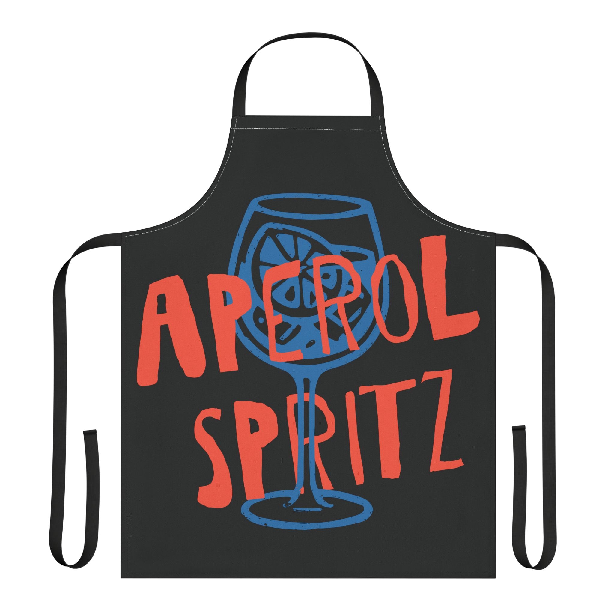 Aperol Spritz Apron — Retro Cocktail Kitchen Apron