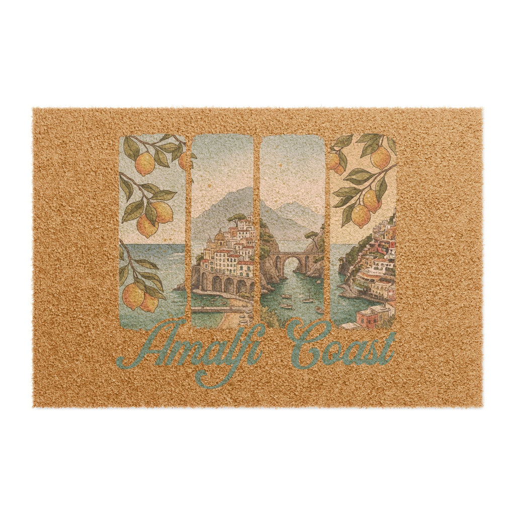 Amalfi Coast Doormat — Italian Lemon Welcome Mat