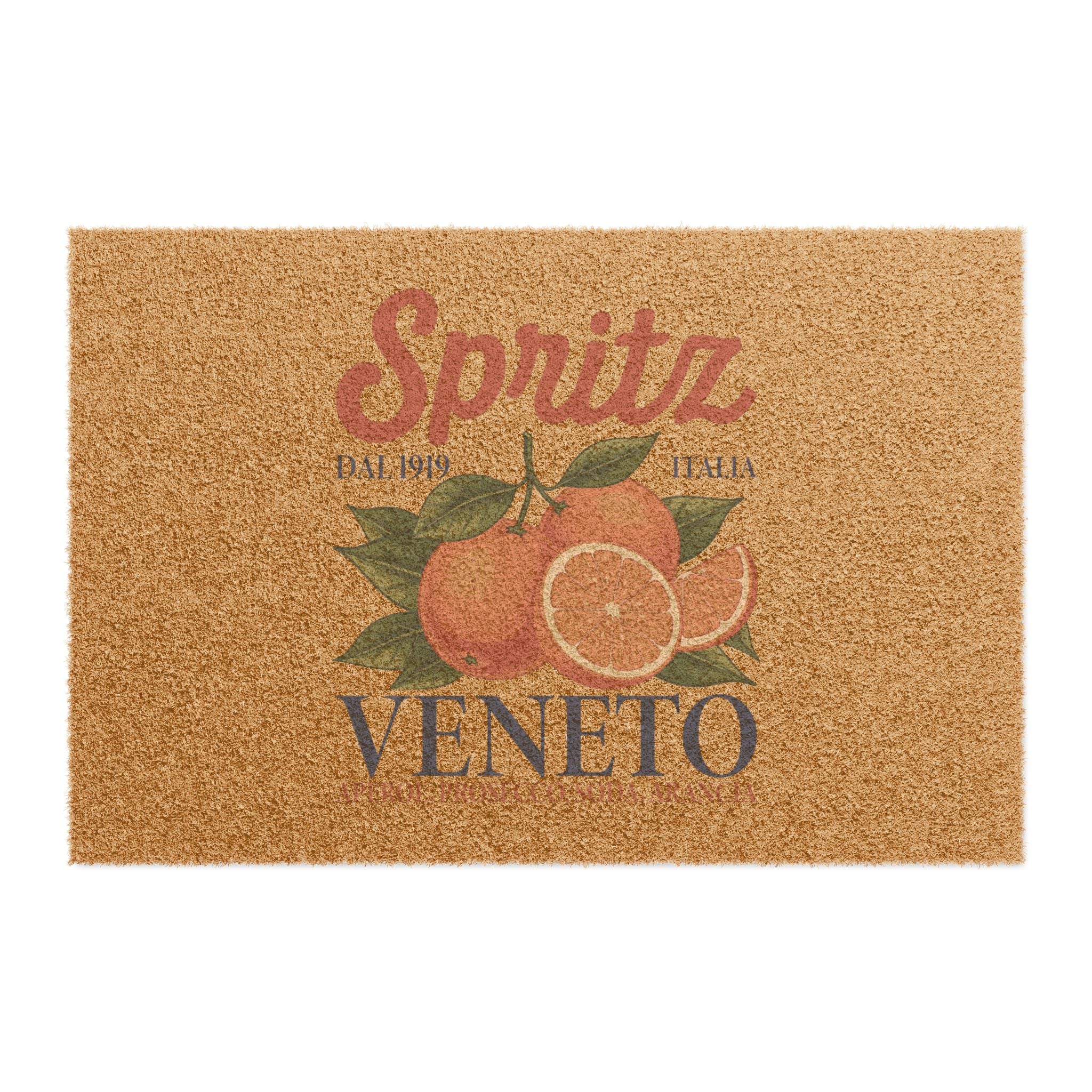 The Aperol Spritz Welcome Mat — Italian Summer Doormat