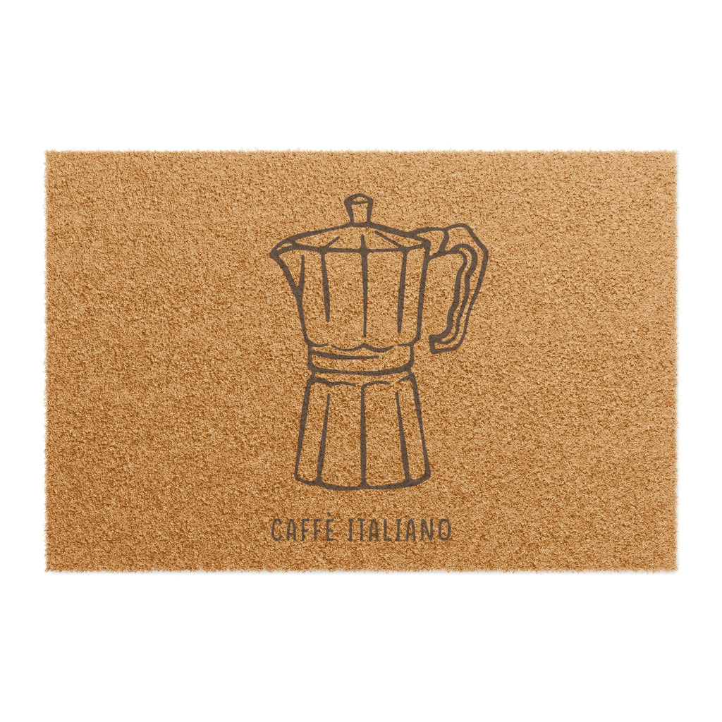 Caffè Italiano Doormat — Espresso-Inspired Kitchen Welcome