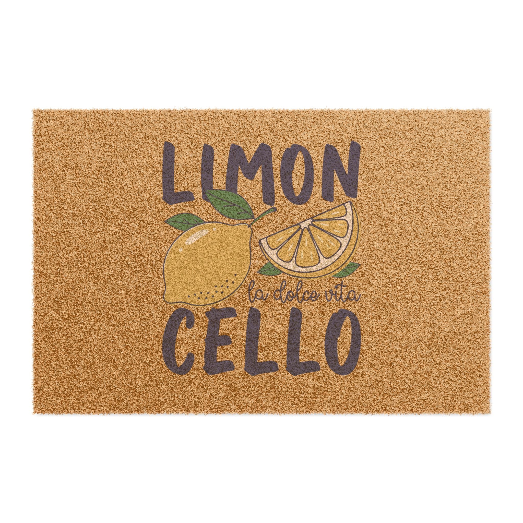 Limoncello Doormat — La Dolce Vita Italian Summer Welcome Mat