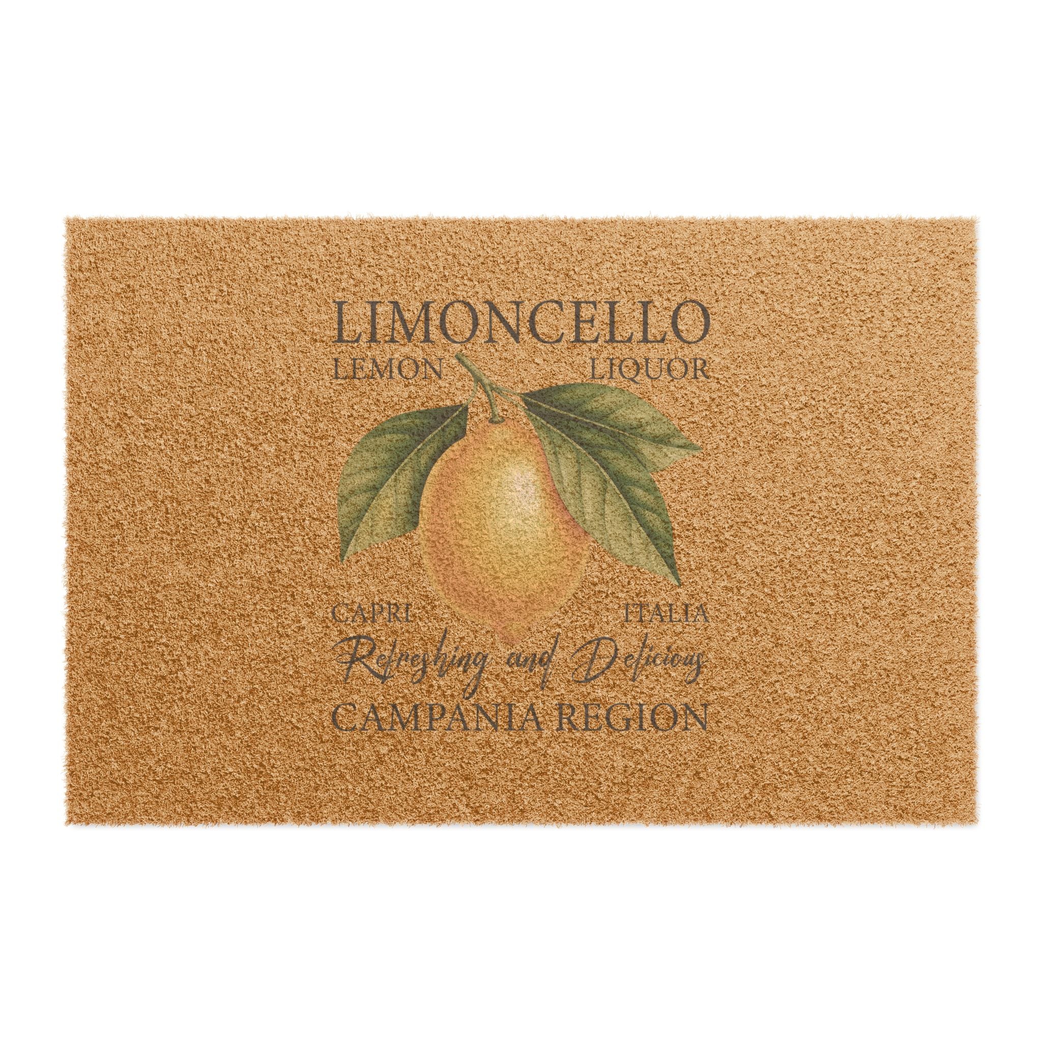 The Limoncello Welcome Mat — Italian Lemon Doormat