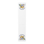 Marché Provençal table runner in cotton twill, 16 by 90 inches, the longer size with the same border at each end