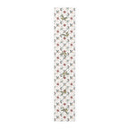 Poinsettia & Olive Christmas Table Runner