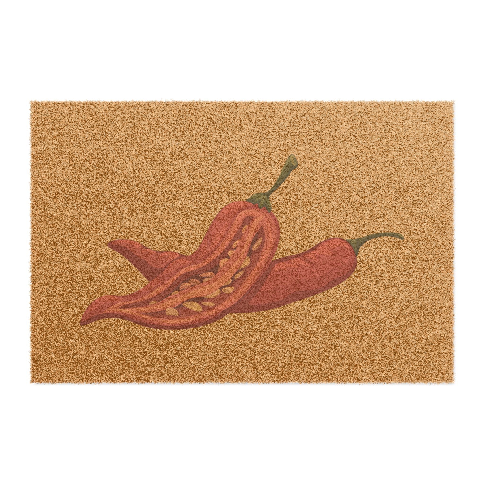 Spicy Chili Pepper Doormat — Italian Kitchen Decor