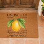 Limoncello Coir Doormat — Italian Entryway Decor