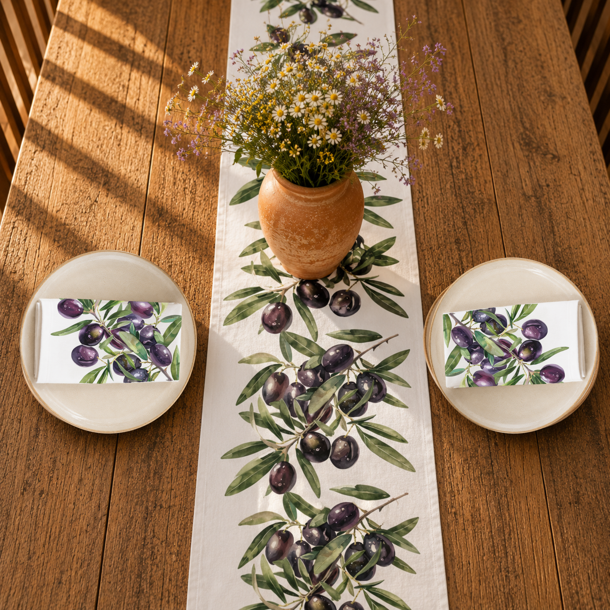 Olive Branch Table Set