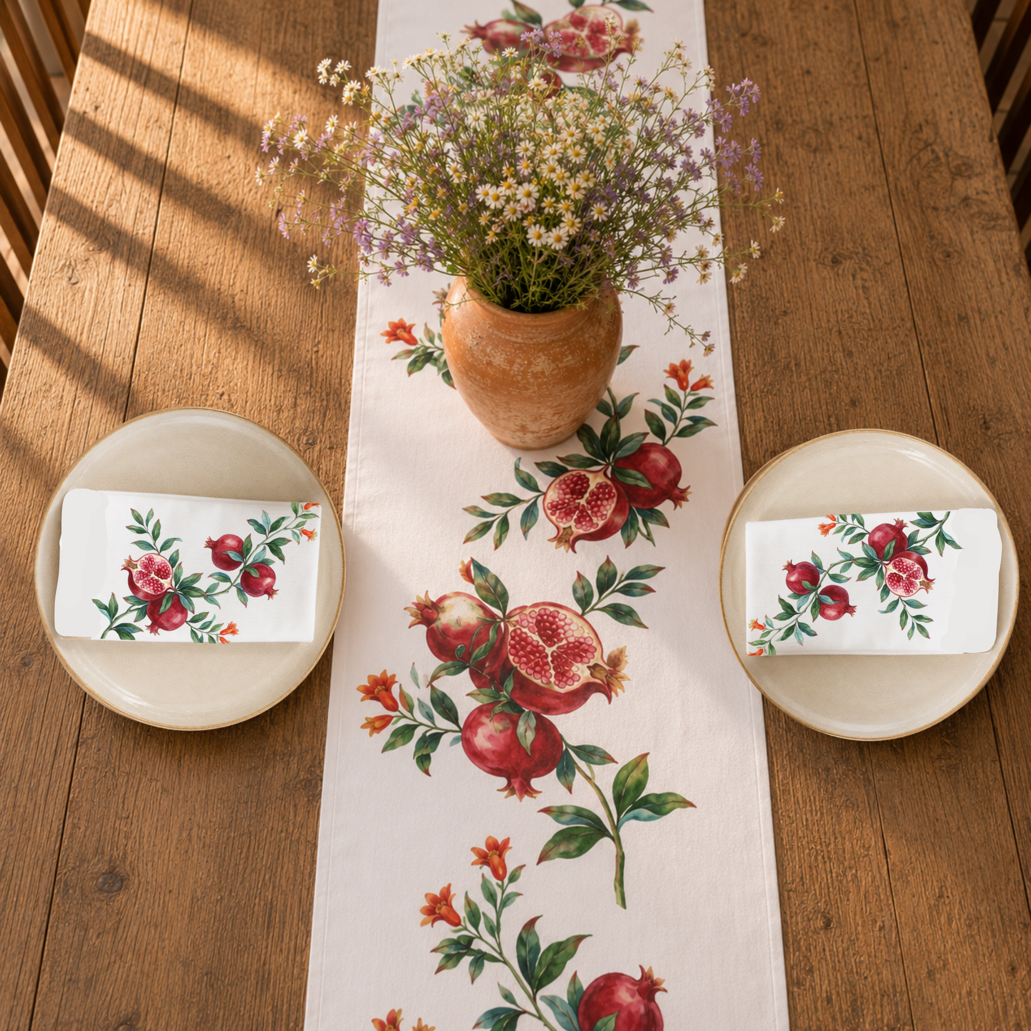 Pomegranate Table Set