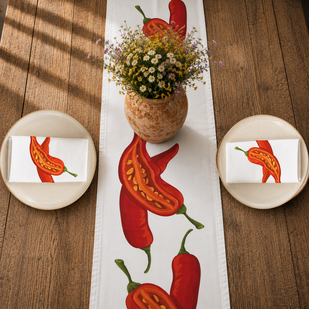 Chili Pepper Table Set